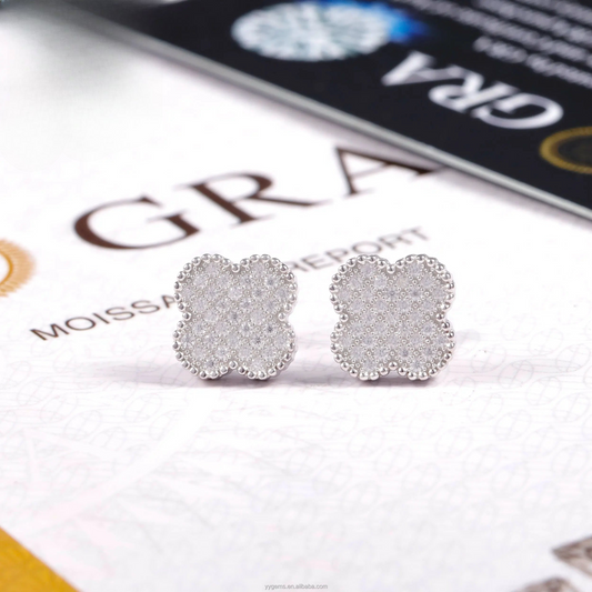 VVS1 Moissanite Van Cleef&Arpels Earring